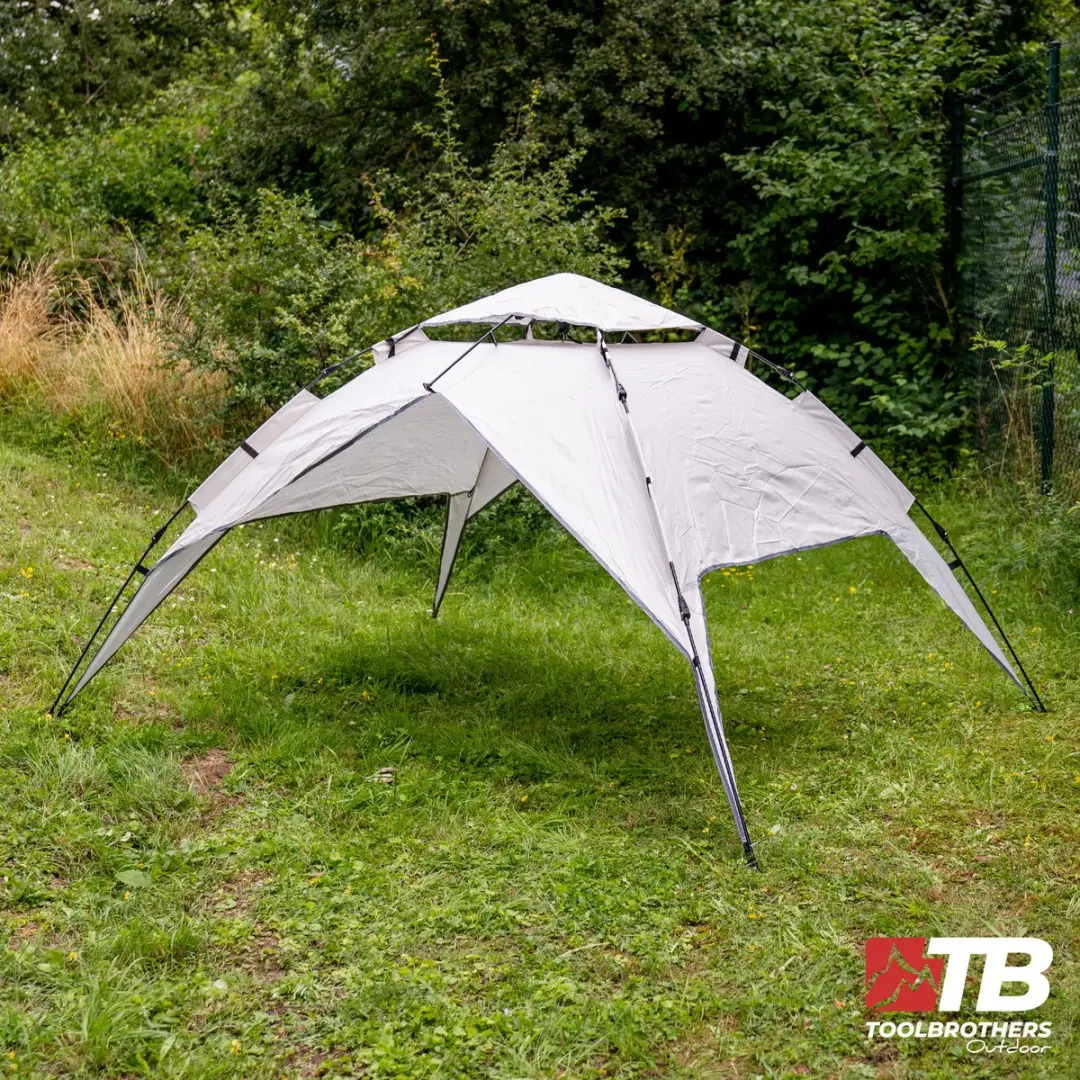Toolbrothers GCT-003 Koepeltent voor 4 personen - Naturel - afbeelding 3 van 6