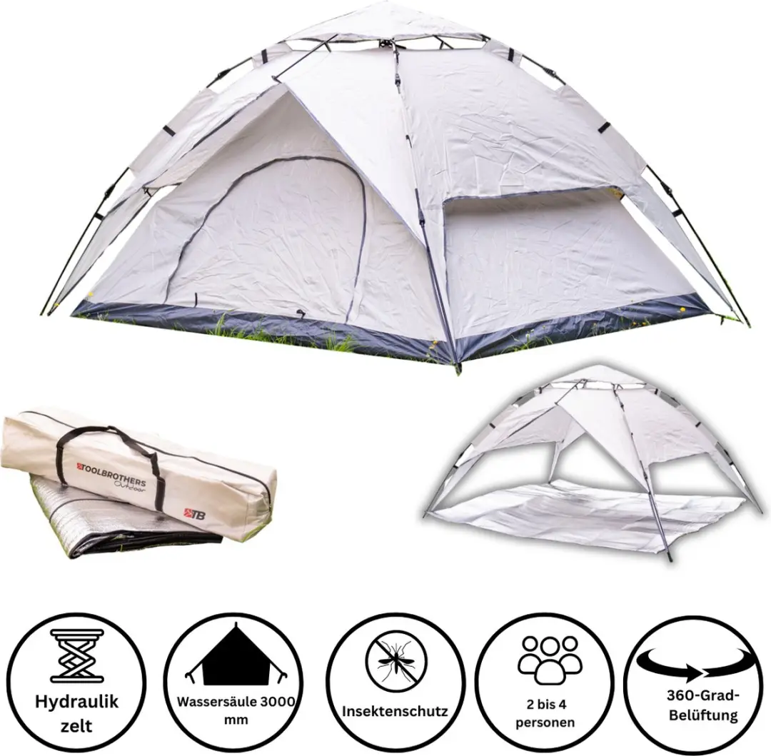 Toolbrothers GCT-003 Koepeltent voor 4 personen