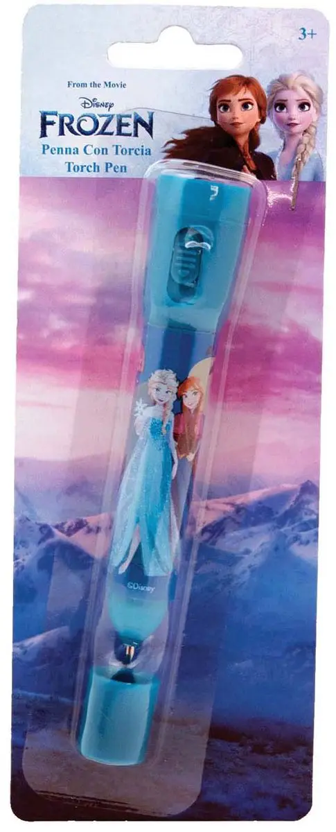 Disney Frozen kinder zaklamp/leeslamp met pen