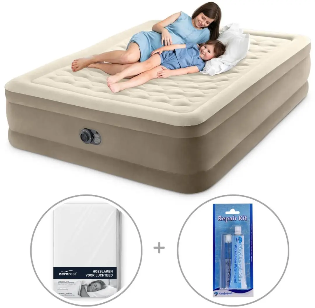Intex Ultra Plush Luchtbed met ingebouwde pomp