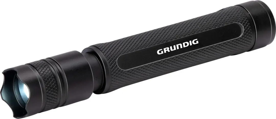 Grundig LED Zaklamp 160 Lumen - 3,5W - Zwart