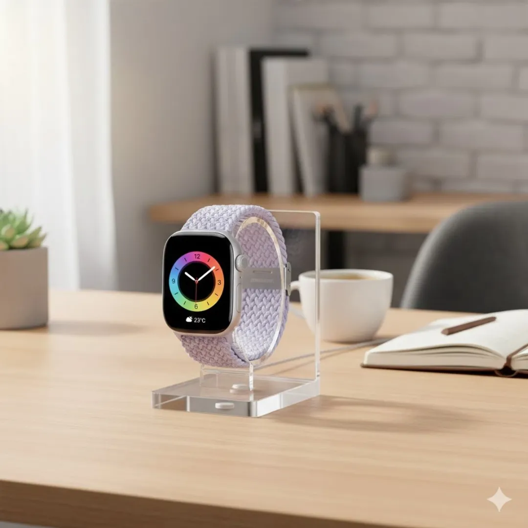 NUVEX Lichtpaars Horlogebandje Apple Watch 38-42mm - Elastisch