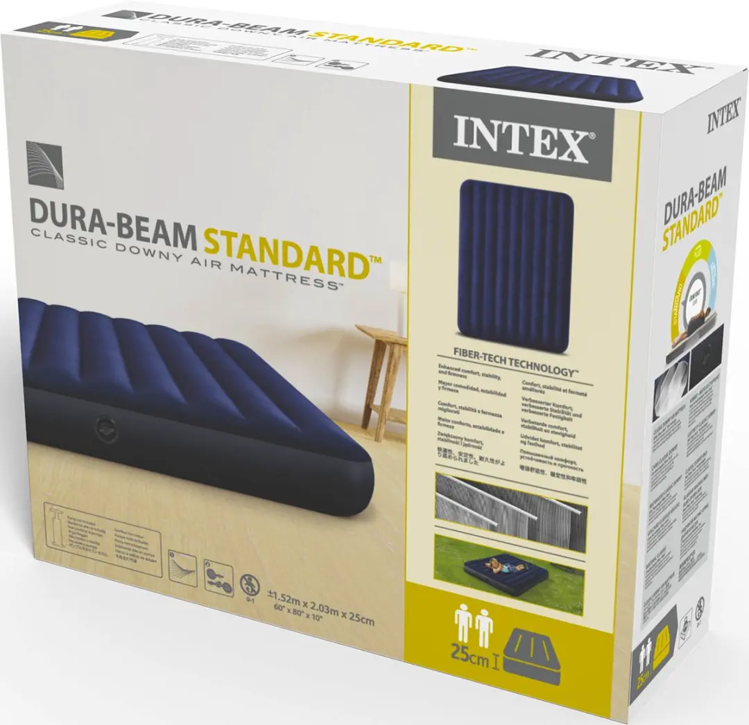 Intex Queen Dura-Beam Classic Downy Luchtbed - 203x152cm - afbeelding 6 van 6