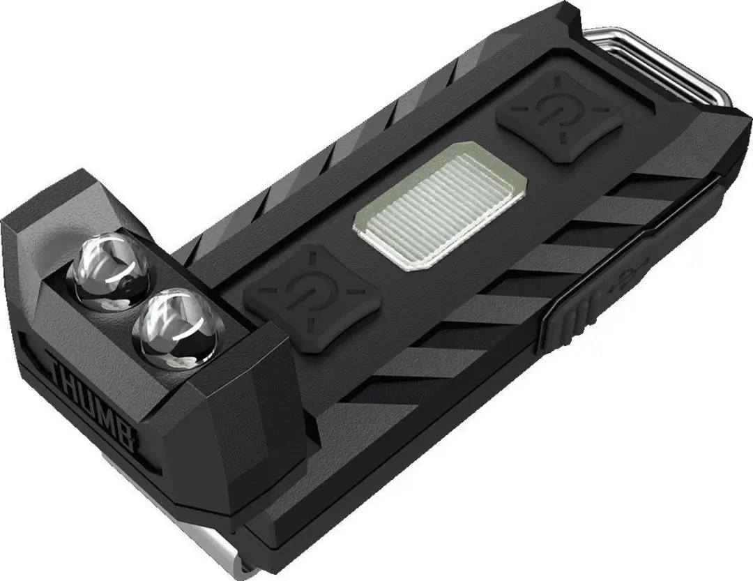 Nitecore Thumb LEO NC-THUMB-UV Sleutelhangerlamp - Zwart - afbeelding 2 van 6