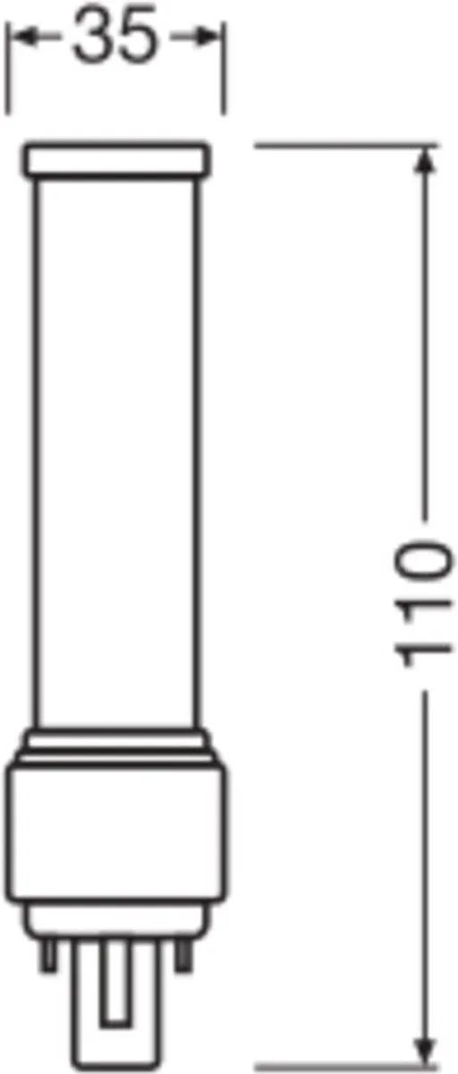 Osram LED G24d-1 5W Neutraalwit - afbeelding 6 van 6