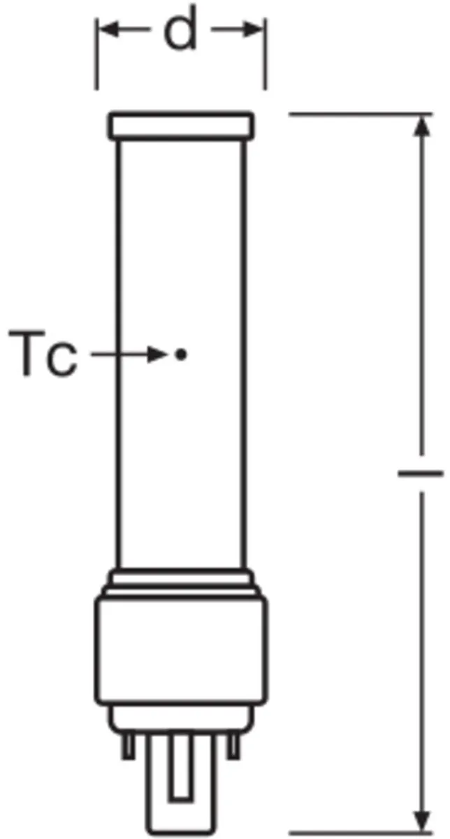 Osram LED G24d-1 5W Neutraalwit
