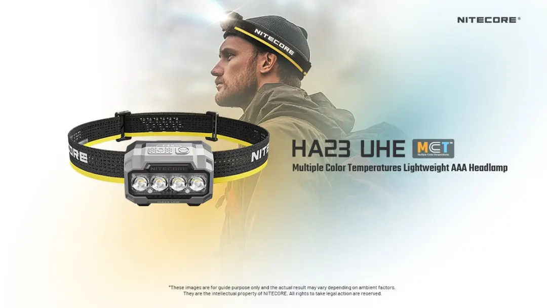 Nitecore HA23 UHE Hoofdlamp - 600 lumen - Myrtle Green - afbeelding 3 van 3