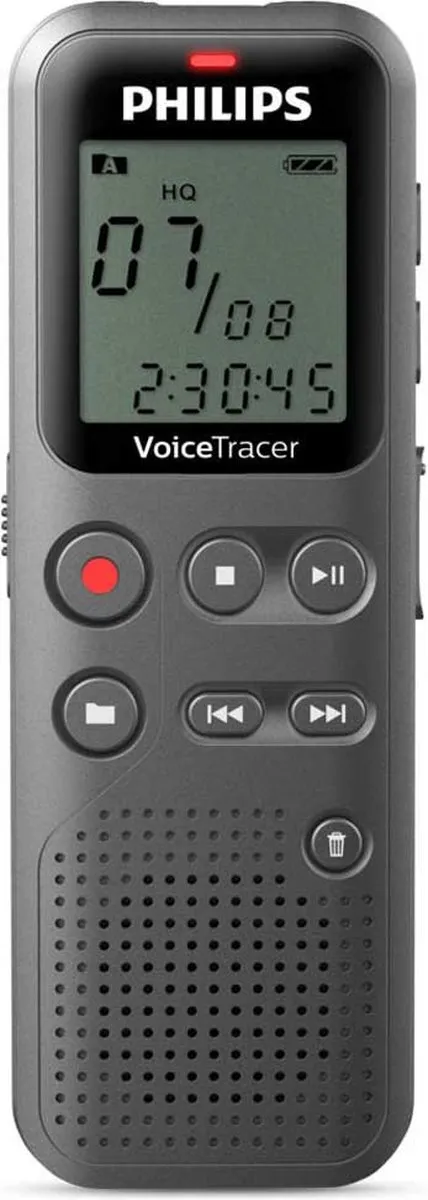 Philips DVT1120 Memorecorder - 8GB - Grijs - afbeelding 3 van 6