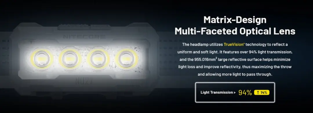 Nitecore NU27 Hoofdlamp - 600 Lumen - Alpine White - afbeelding 3 van 6
