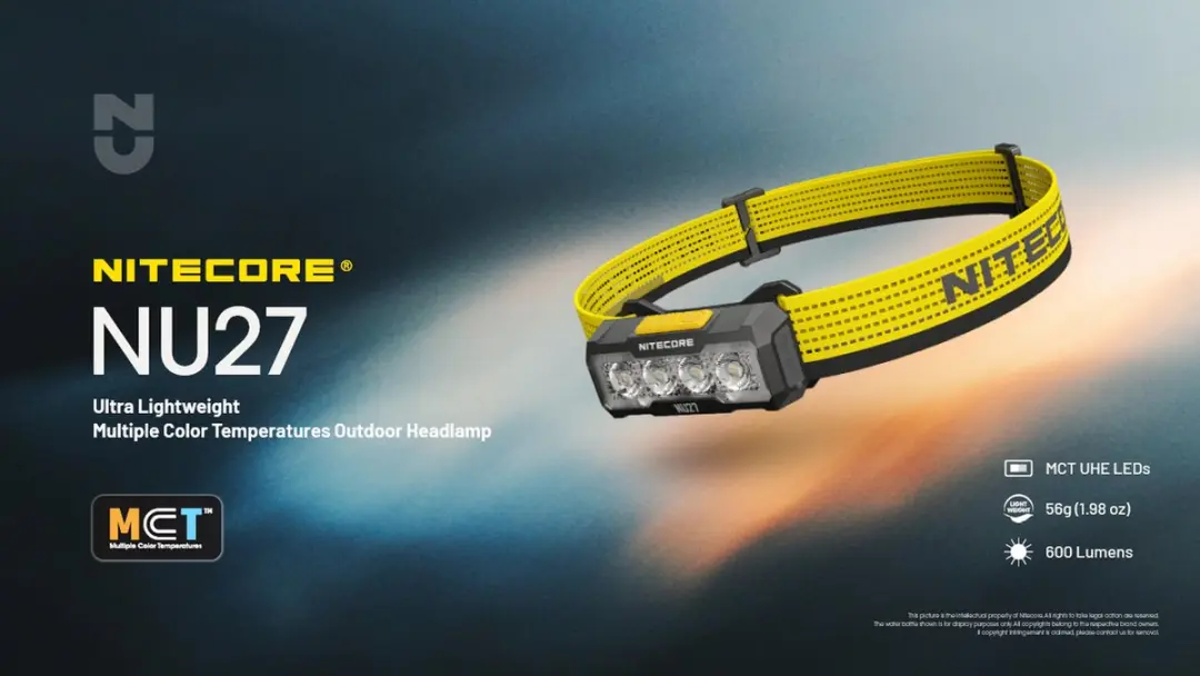 Nitecore NU27 Hoofdlamp - 600 Lumen - Alpine White - afbeelding 2 van 6