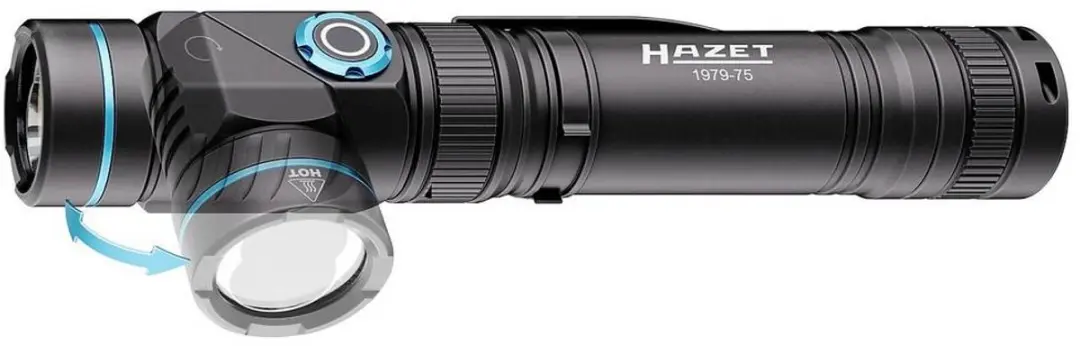 Hazet 1979-75 LED Zaklamp met UV - 800 lm - Zwart - afbeelding 2 van 4