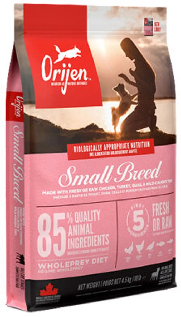 Orijen Whole Prey Adult Small Breed - Hondenvoer - 2 x 4,5 kg