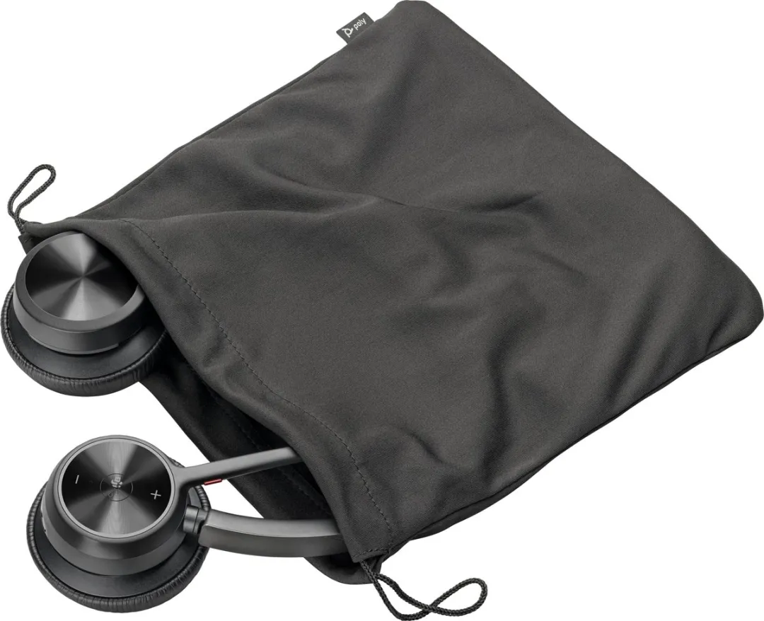 HP Poly Voyager 4320-M +BT700 Dongle On Ear headset Computer Bluetooth Stereo Zwart Noise Cancelling Volumeregeling, Mi