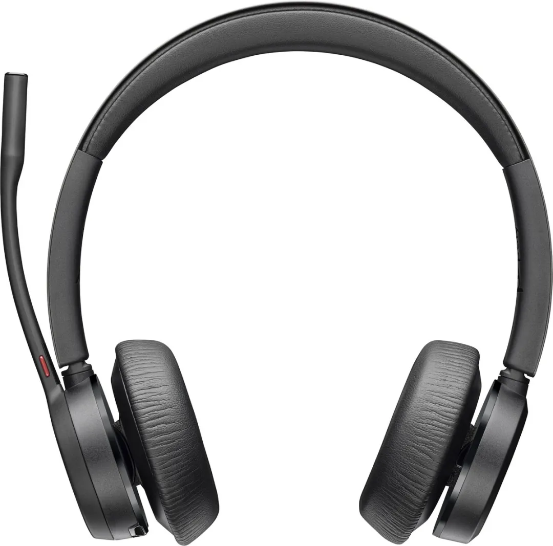 HP Poly Voyager 4320-M +BT700 Dongle On Ear headset Computer Bluetooth Stereo Zwart Noise Cancelling Volumeregeling, Mi