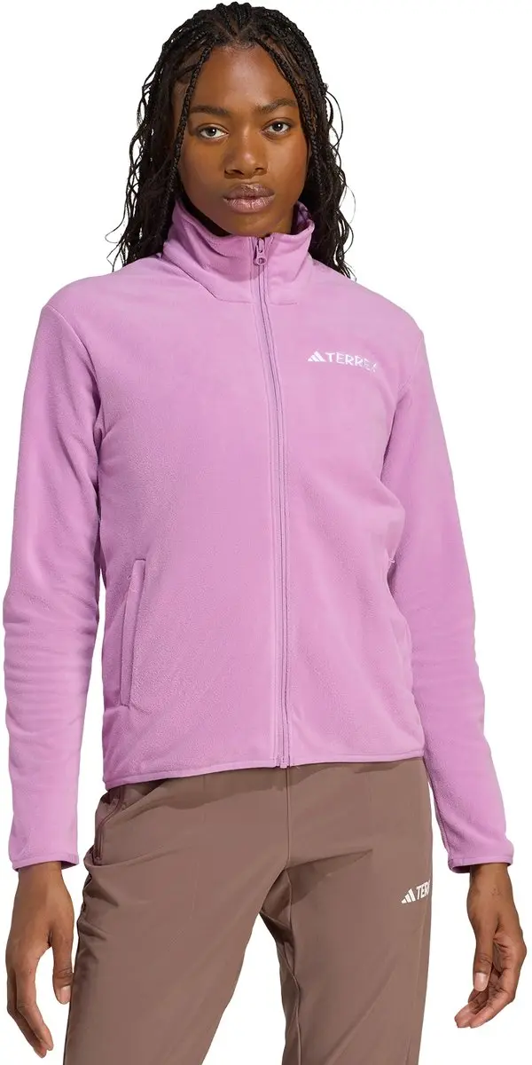 adidas TERREX Multi Essentials Fleece Jack Dames - Paars