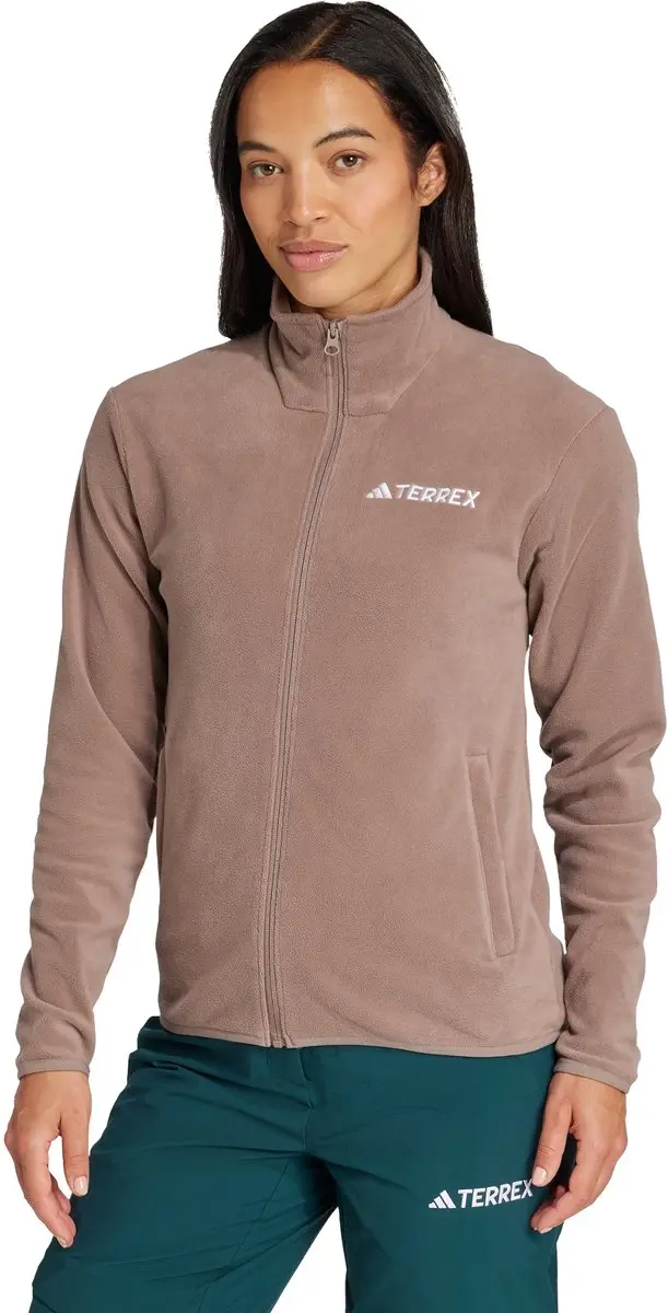 adidas TERREX Multi Essentials Fleece Jack Dames - Bruin