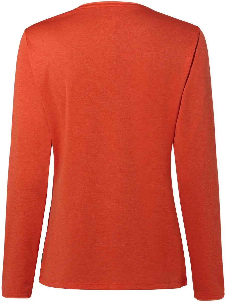 VAUDE Essential Dames T-shirt Lange Mouwen - Glowing Red 40 - afbeelding 2 van 6