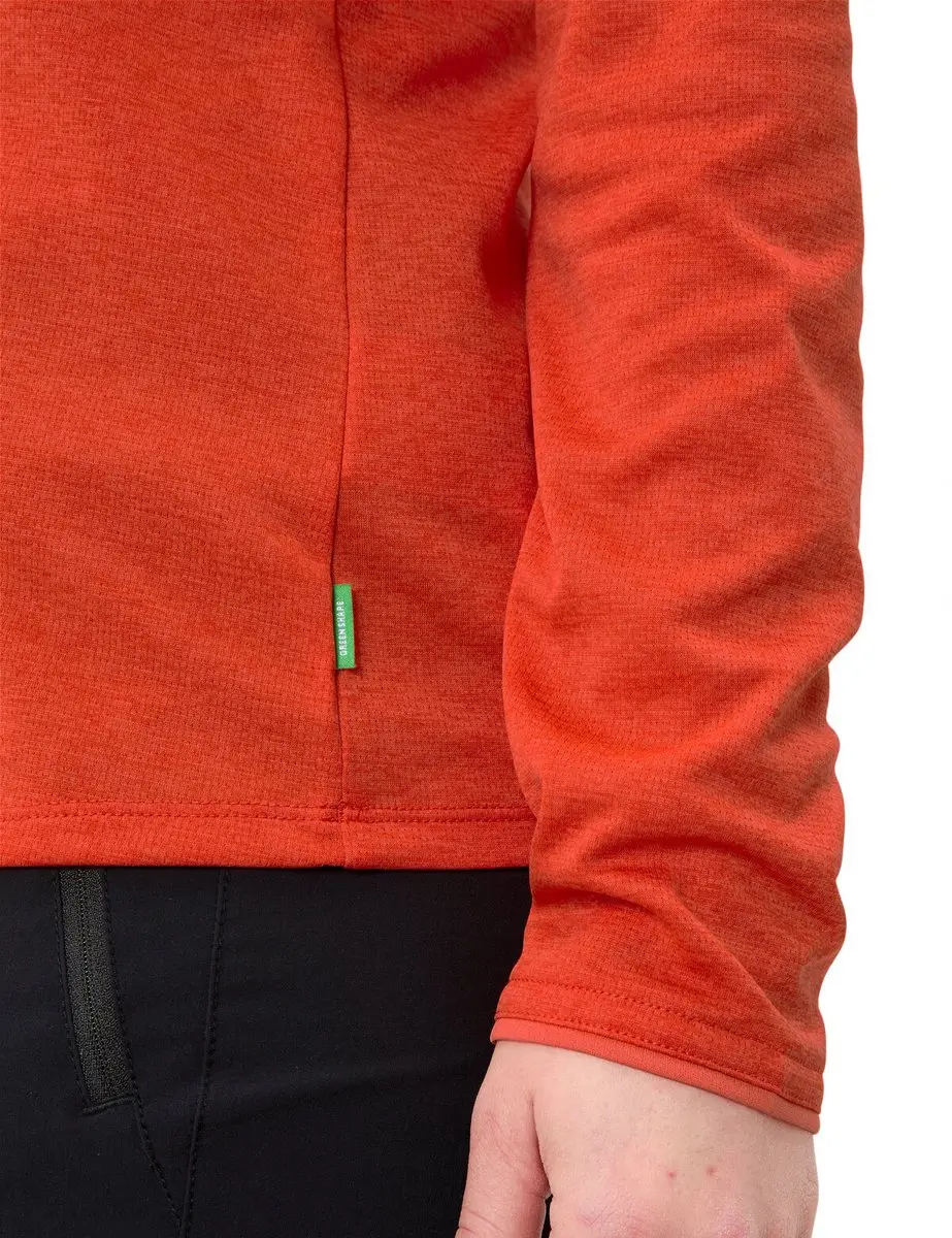 VAUDE Essential Dames T-shirt Lange Mouwen - Glowing Red 40 - afbeelding 3 van 6
