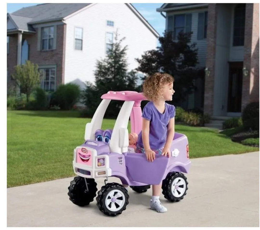 Little Tikes Cozy Truck Princes Loopauto - Paars/Rozig