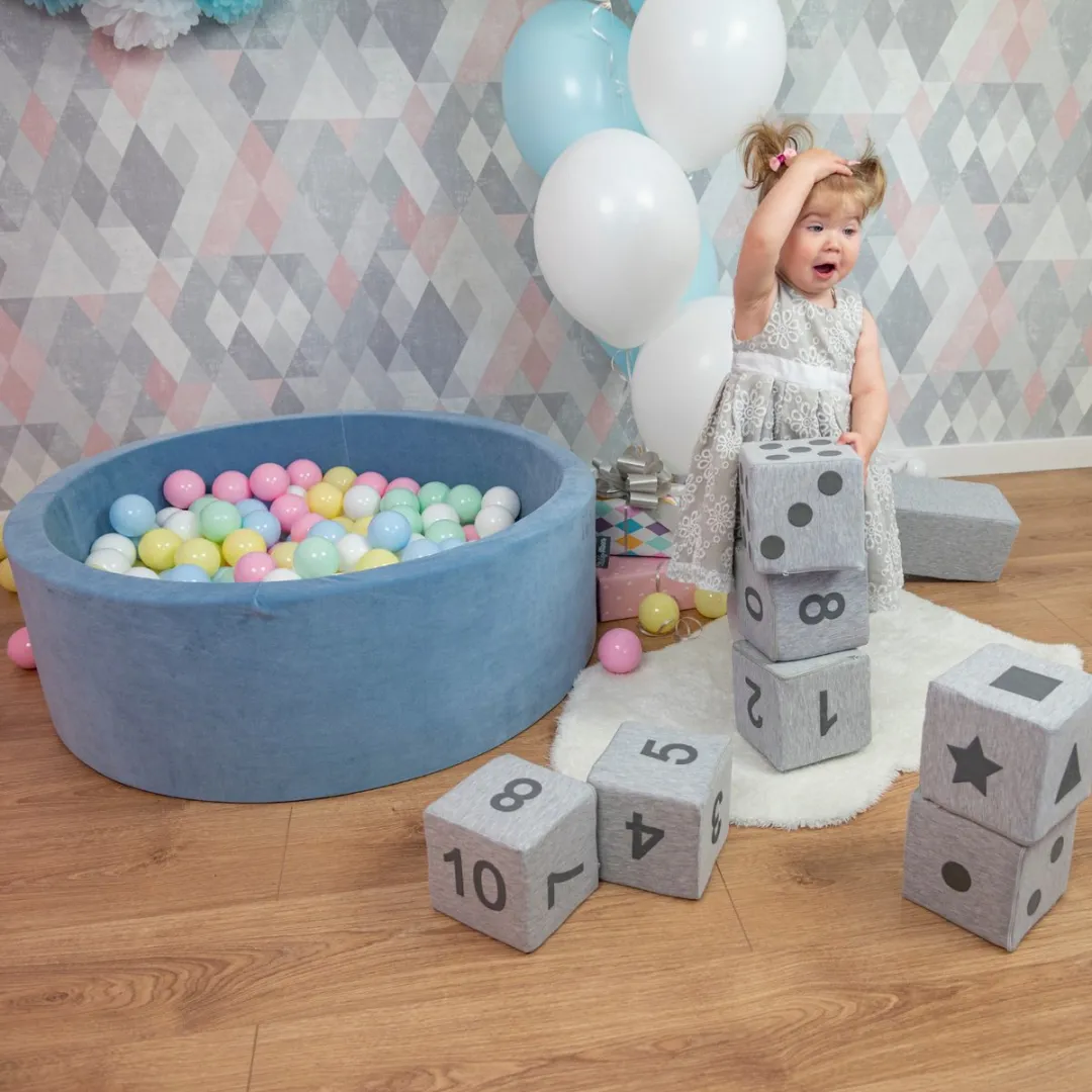 KiddyMoon Ballenbakballen Ø7cm - 50 Stuks - Pastel Mix