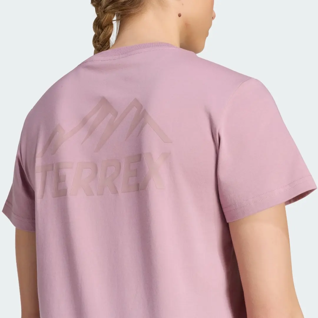 Adidas Terrex Mountain Graphic T-Shirt Dames - Paars - afbeelding 4 van 6