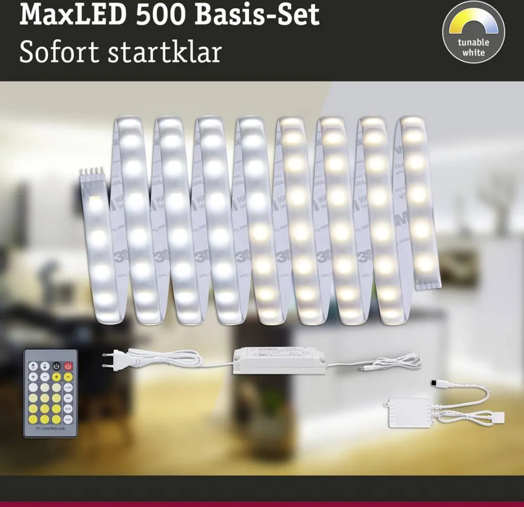 Paulmann MaxLED Tunable White Basisset 3m 20W - Zilver - afbeelding 6 van 6