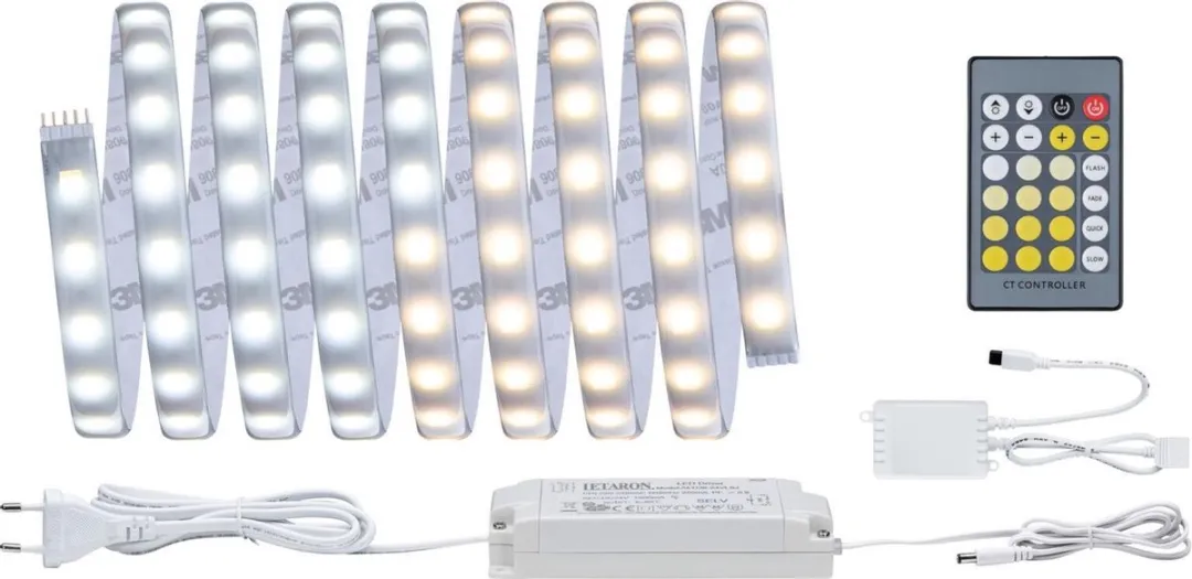 Paulmann MaxLED Tunable White Basisset 3m 20W - Zilver