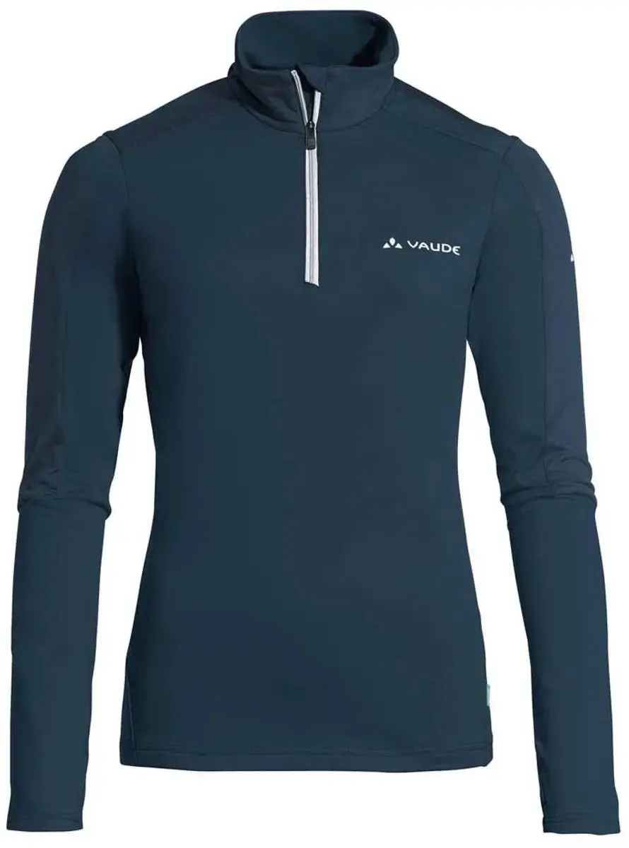 Vaude Livigno Ii Half Rits Lange Mouw T-shirt Blauw 40 Vrouw - afbeelding 4 van 4