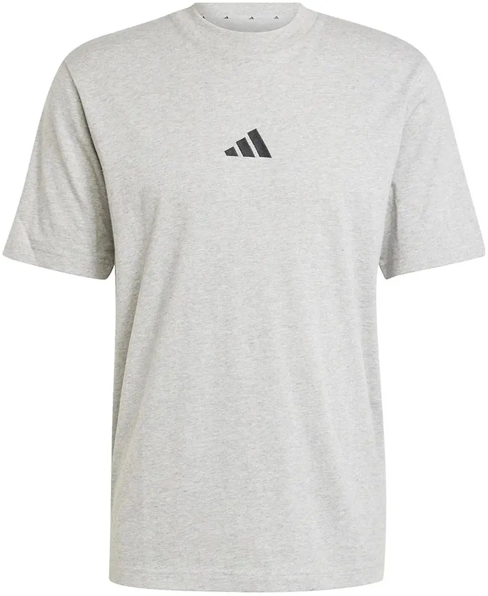 Adidas Essentials Small Logo T-shirt - Grijs - S - afbeelding 4 van 4
