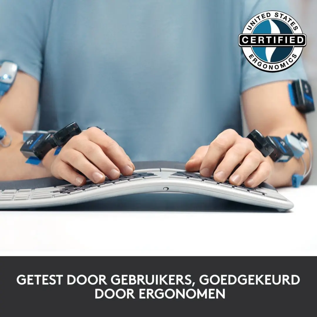 Logitech ERGO K860 920-010104 Ergonomisch Toetsenbord - Grafiet - afbeelding 3 van 6