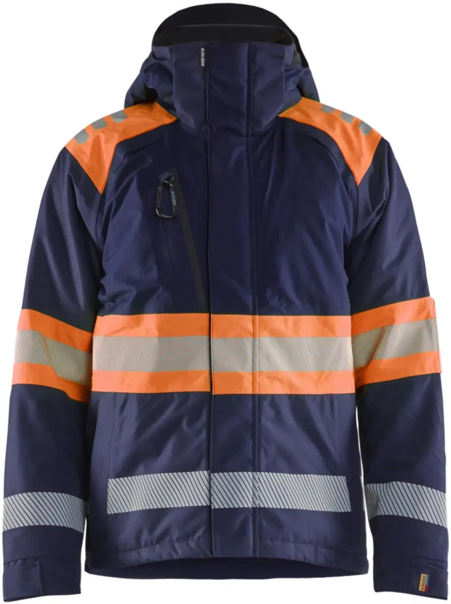 Blaklader 4480-1977 Winterjas High Vis - Marineblauw/Oranje - XXL