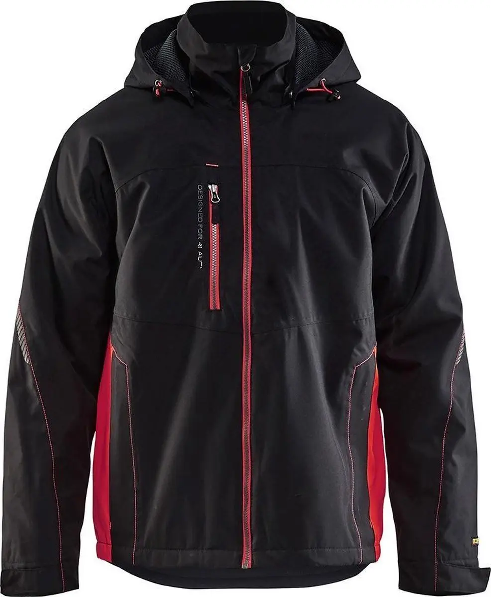 Blaklader Shelljack zwart/rood - maat XXXL