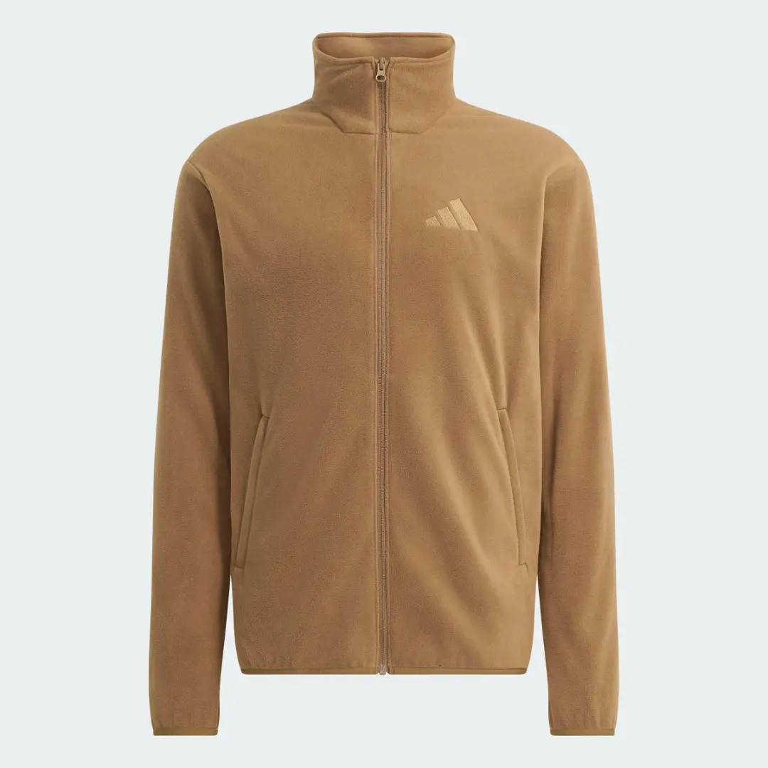 adidas Terrex Multi Essentials Fleece Jack - Heren - Bruin - afbeelding 6 van 6