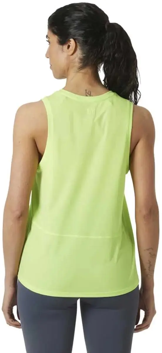 Helly Hansen Rask Mouwloos T-shirt Groen,Geel M Vrouw - afbeelding 2 van 4