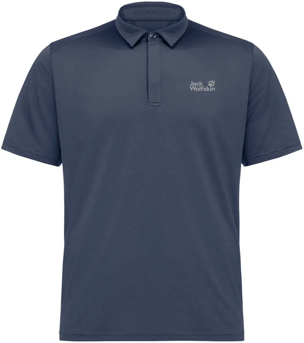Jack Wolfskin Delgami Polo M - - Outdoor Kleding - Fleeces en Truien - Polo's