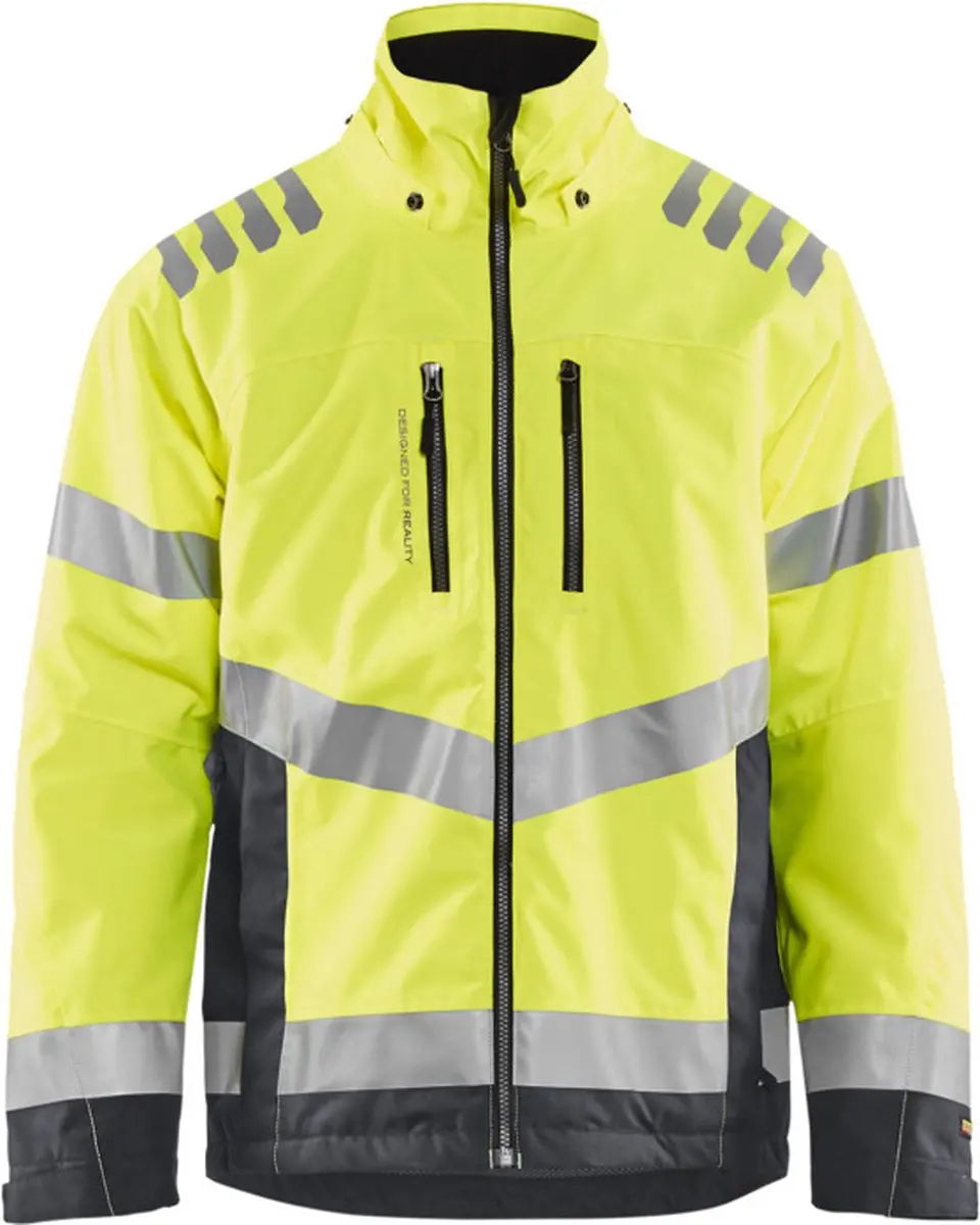 Blaklader High Vis winterjas 4780-1977 - HIgh Vis Geel/Medium Grijs - M