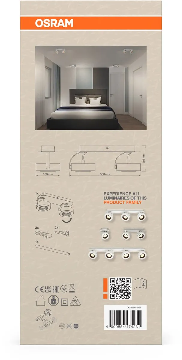 Osram Decor Spot Venus 10,5W Warm Wit - afbeelding 6 van 6