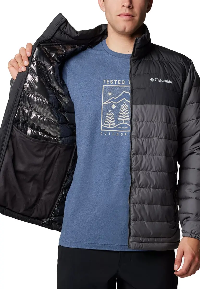 Columbia Powder Lite II Winterjas - Grijs - afbeelding 2 van 6