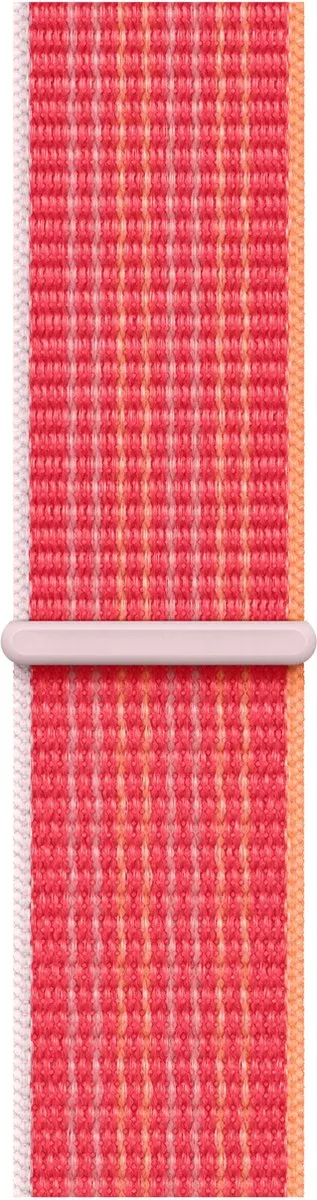 Apple Watch Geweven Sportband Rood - One Size