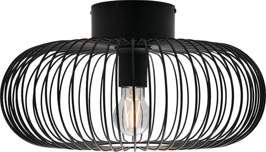 Nordlux Beroni Plafondlamp E27 - 40cm Zwart