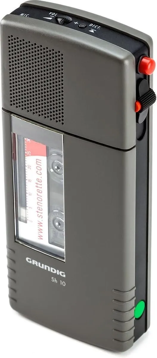 Grundig SH10 Steno Cassette Recorder - Grijs - afbeelding 3 van 3