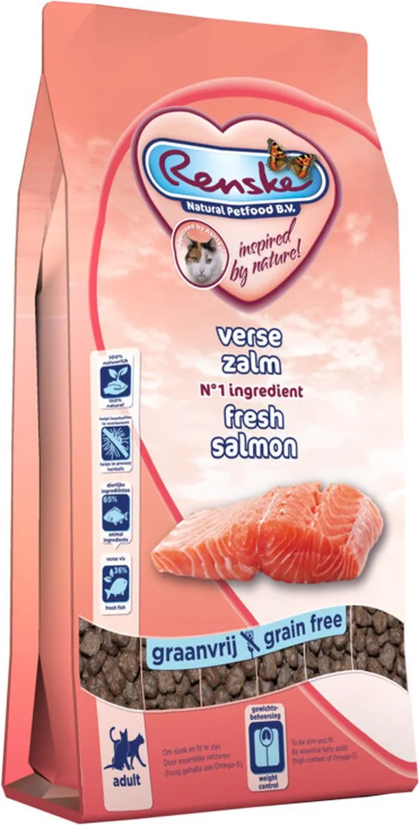 Renske Super Premium Kat Adult Zalm 6kg
