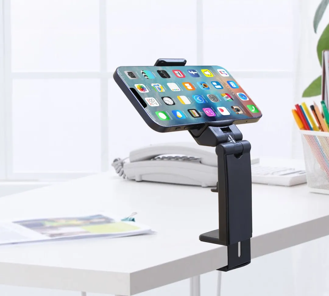 Gembird TA-CH-CLIP-01 Telefoonhouder - 360° - Universeel 6 Inch - Zwart