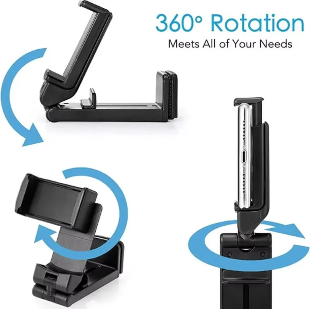 Gembird TA-CH-CLIP-01 Telefoonhouder - 360° - Universeel 6 Inch - Zwart