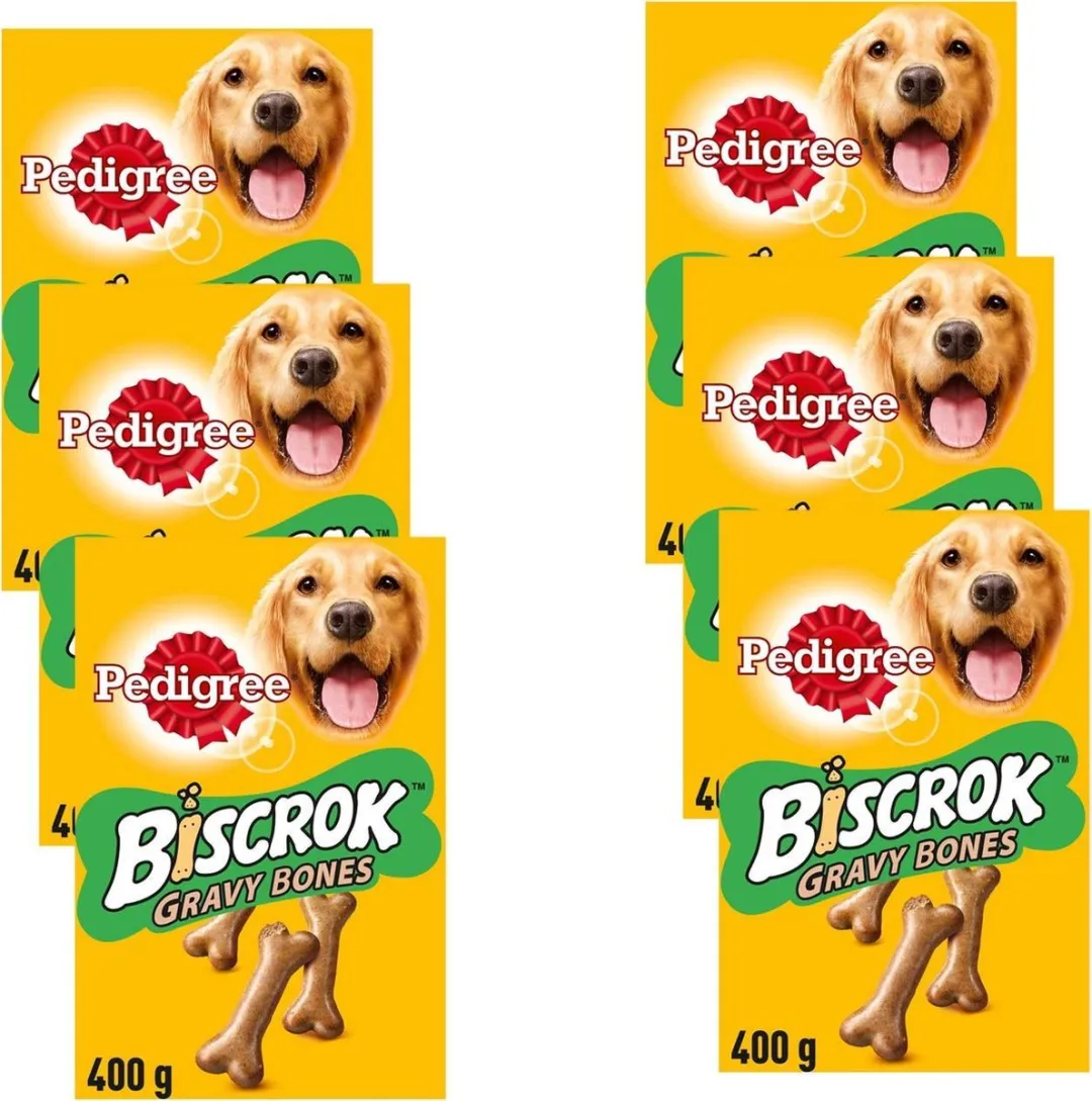 Pedigree Gravy Bones Hondensnacks - 24 Stuks (6x4)