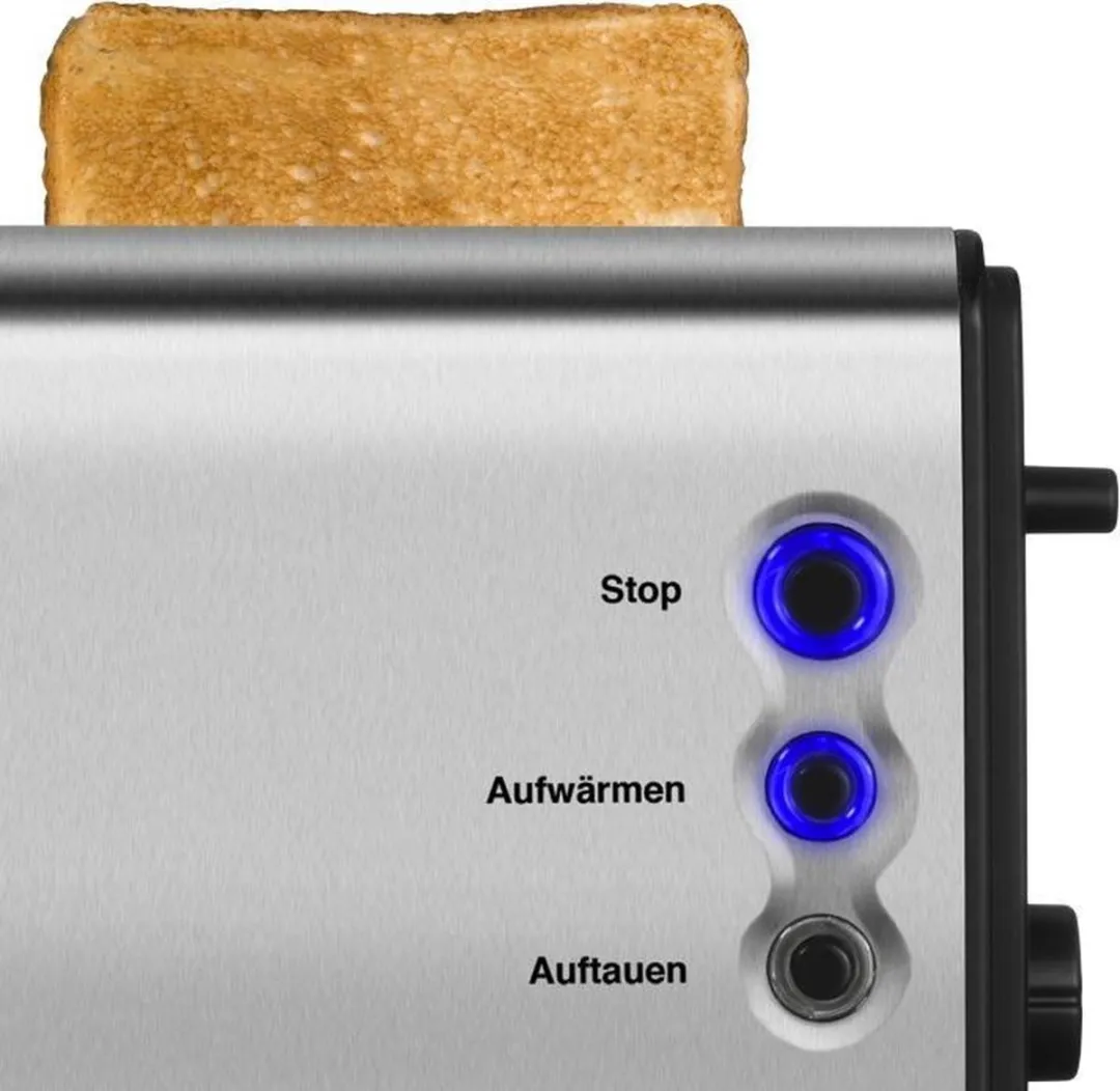 Unold Onyx Duplex Broodrooster 4 Sandwiches 1400W - Roestvrijstaal