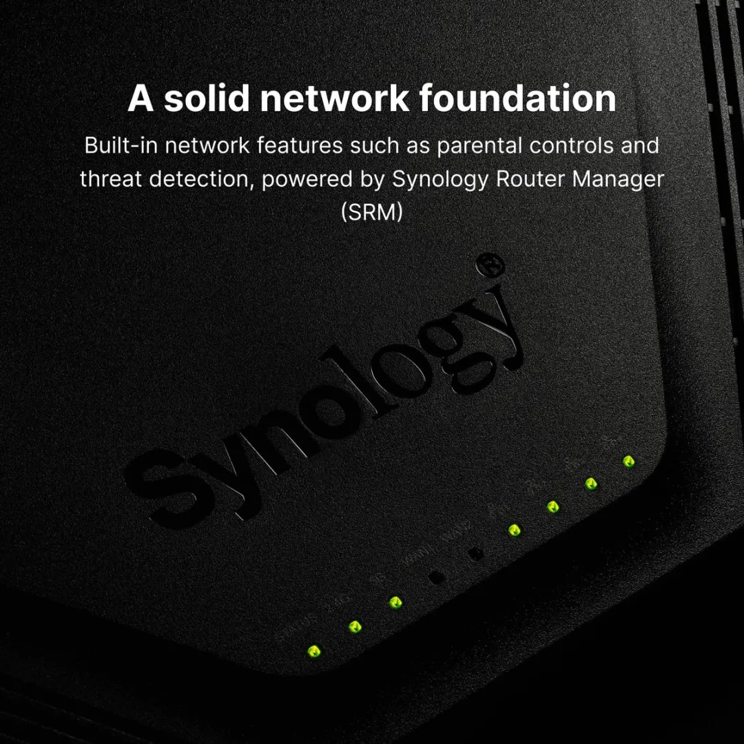 Synology MR2200AC Dual-band Router - Zwart