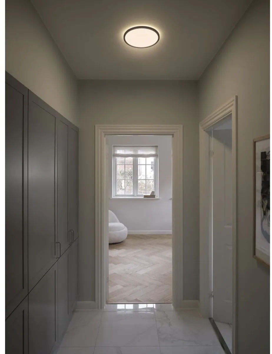 Nordlux Oja 29 LED Plafondlamp - 17W 1700lm - Zwart