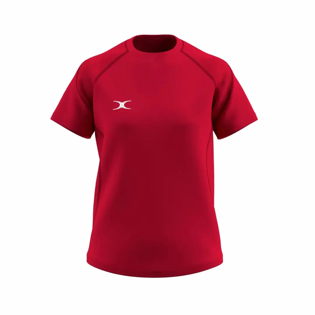 Gilbert dames sport T-shirt rood katoen XS comfortabel.