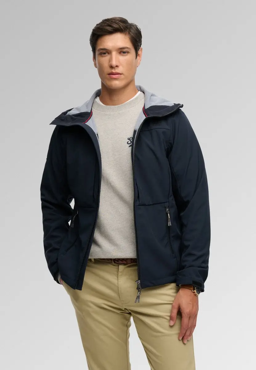 Superdry Trekker Softshell Jas - Eclipse Navy - S - afbeelding 2 van 6
